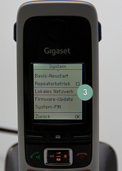 Hilfestellung Gigaset C430A Go IP Adresse abrufen Schritt 3