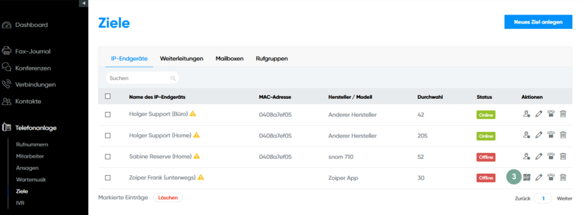 Zoiper Einrichtung mit QR Code Schritt 3
