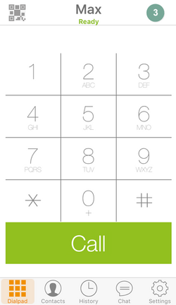 Wechsel für ausgehende Anrufe Zoiper