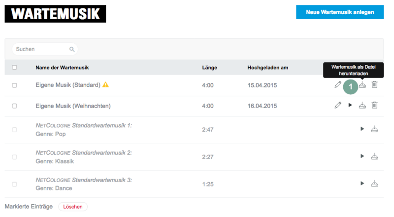 Wartemusik herunterladen