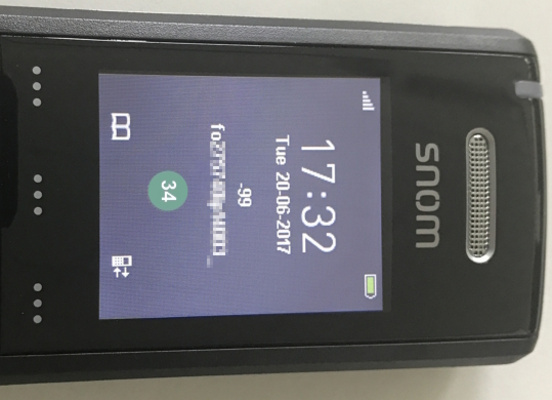 snom M700 Mobilteil Konfiguration