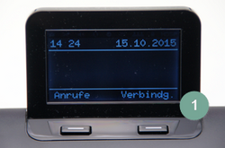 Display Gigaset IP-Adresse abrufen Schritt 1