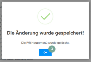 Löschen erfolgreich