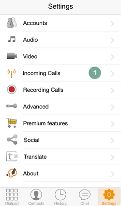 Zoiper im Hintergrund aktivieren Schritt 1