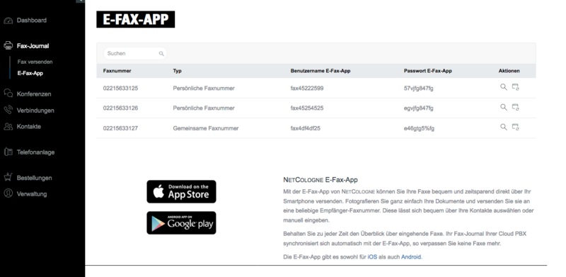 Funktionen Übersicht Fax-Druckertreiber