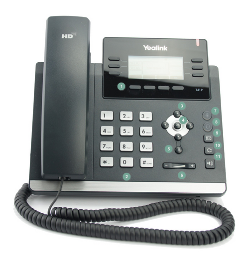 Tastenbelegung Yealink SIP-T41P/ SIP-T42G