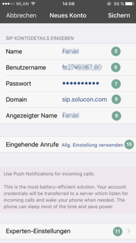 Groundwire Neues Konto anlegen