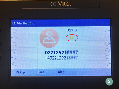 Warten Halten Mitel