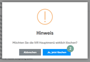 Löschwunsche bestätigen