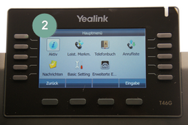 Yealink IP-Adresse abrufen Schritt 2