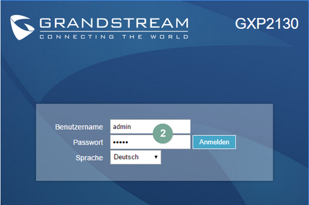Online Konfigurationsoberfläche