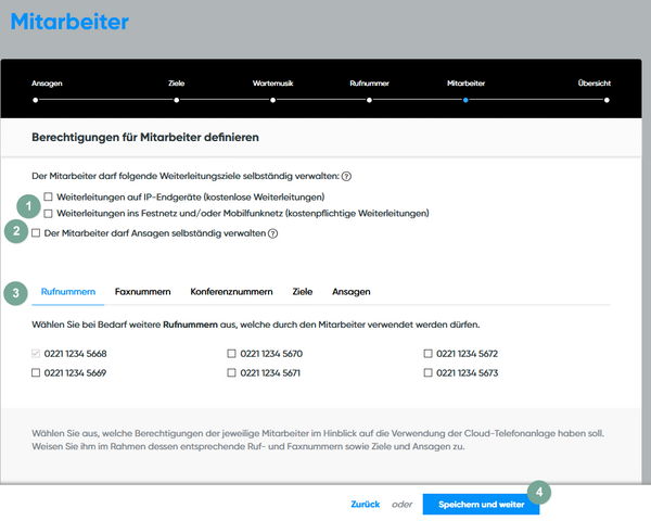 Berechtigungen zuweisen