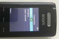 snom M700 Handset verbinden